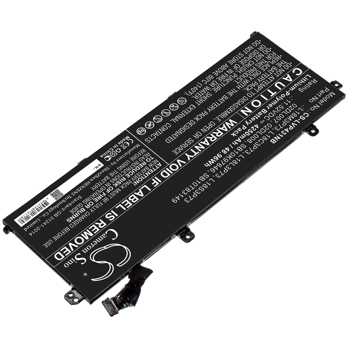 Replacement Battery for Lenovo ThinkPad T490 – Notebook, Laptop – 4250mAh / 11.52V - image 2