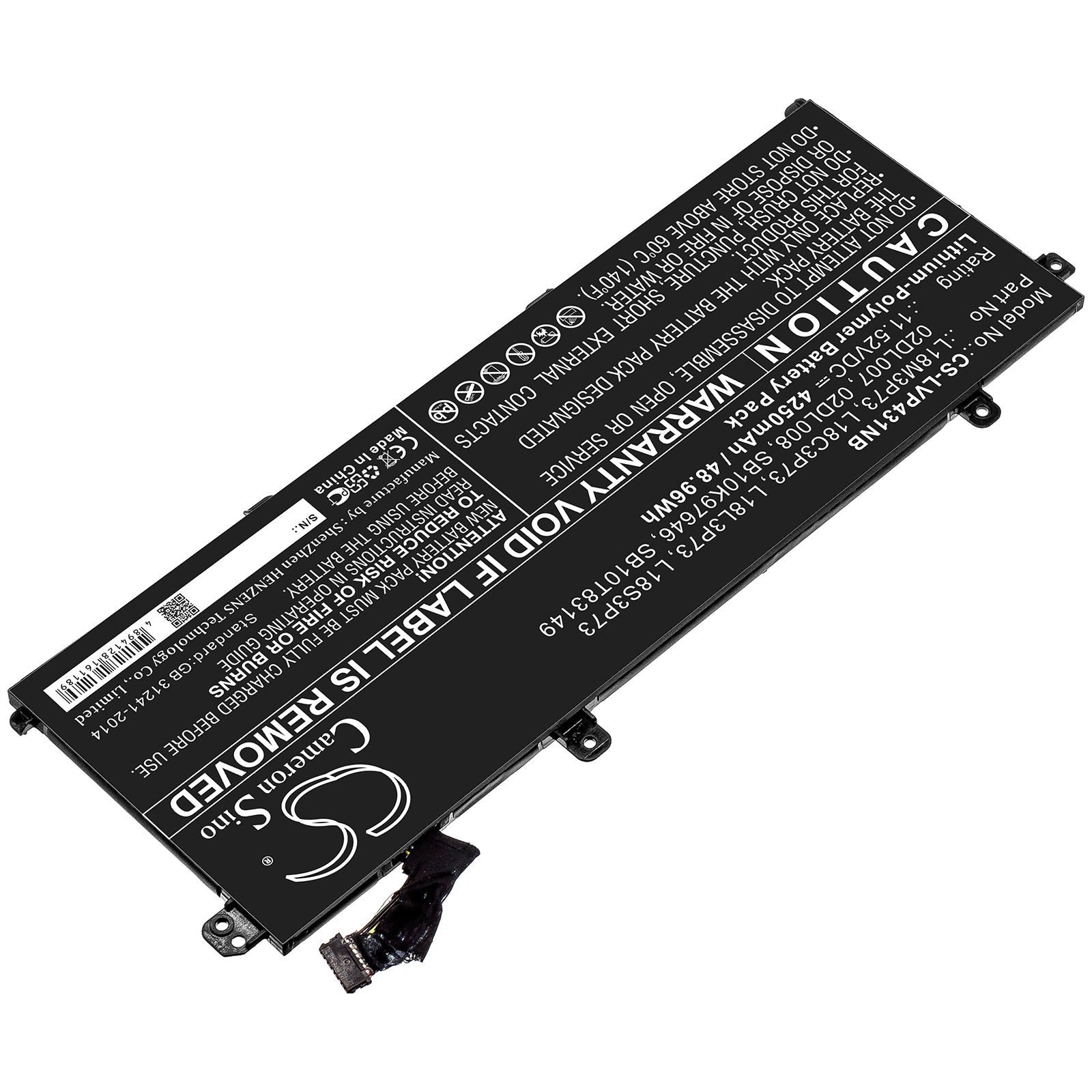 Replacement Battery for Lenovo ThinkPad T490 – Notebook, Laptop – 4250mAh / 11.52V - image 2