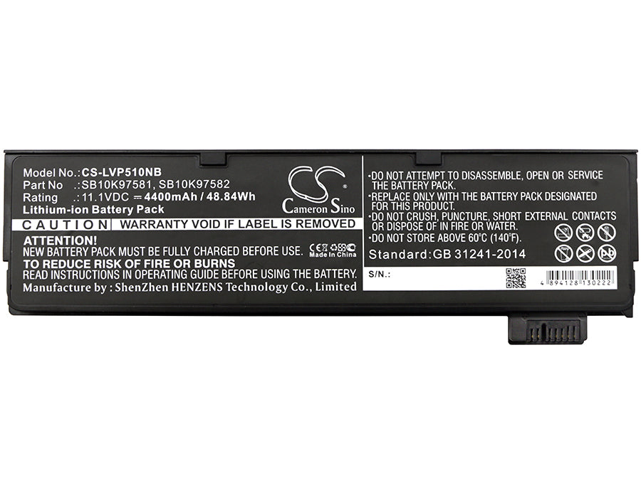 Replacement Battery for Lenovo Thinkpad P51S – Notebook, Laptop – 4400mAh / 11.1V - image 3