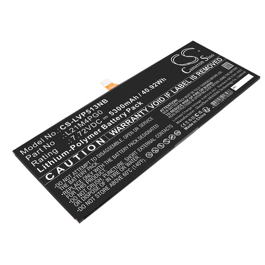 Replacement Battery for Lenovo IdeaPad Duet 5 Chromebook 13Q7C6 82QS0000US – Notebook, Laptop – 5300mAh / 7.72V