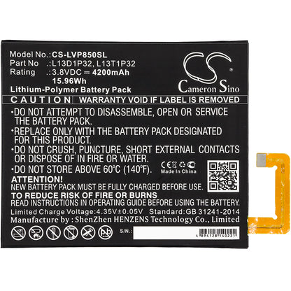 Replacement Battery for Lenovo Tab 2 A8-50 – Tablet – 4200mAh / 3.8V - image 3