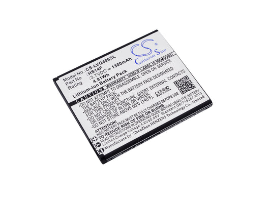Replacement Battery for LAVA Iris 406Q – Mobile, SmartPhone – 1300mAh / 3.7V