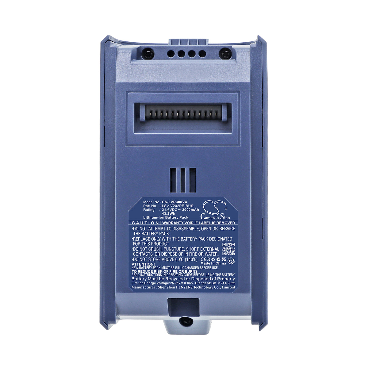 Replacement Battery for Levoit LVAC-300 – Vacuum – 2000mAh / 21.6V