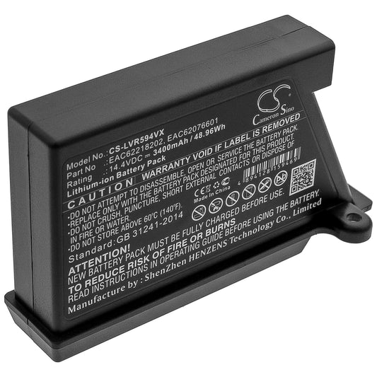 Replacement Battery for LG VR34406LV – Vacuum – 3400mAh / 14.4V