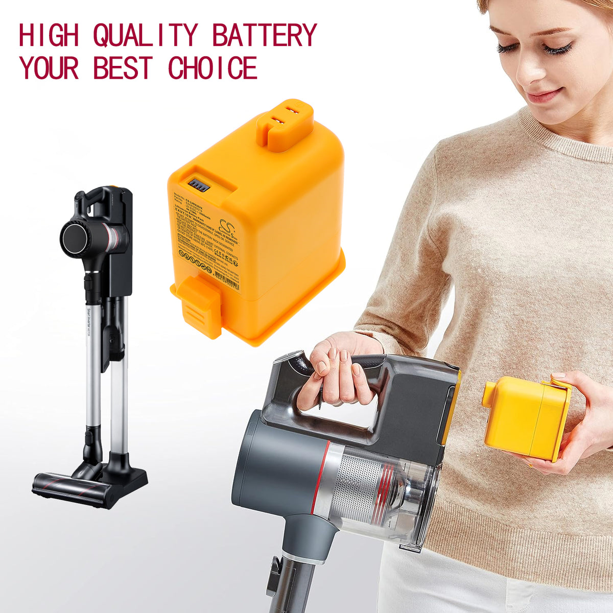 Replacement Battery for LG A9K-CORE1S – Vacuum – 2500mAh / 25.9V