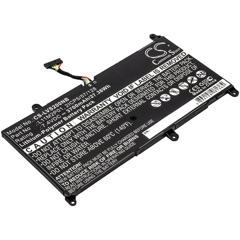 Replacement Battery for Lenovo Ideapad S200 – Notebook, Laptop – 3700mAh / 7.4V - image 1