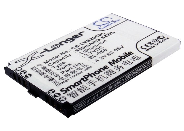 Replacement Battery for Lenovo E268 – Mobile, SmartPhone – 950mAh / 3.7V - image 2