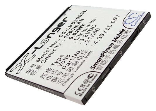 Replacement Battery for Lenovo S2005 – Mobile, SmartPhone – 1600mAh / 3.7V