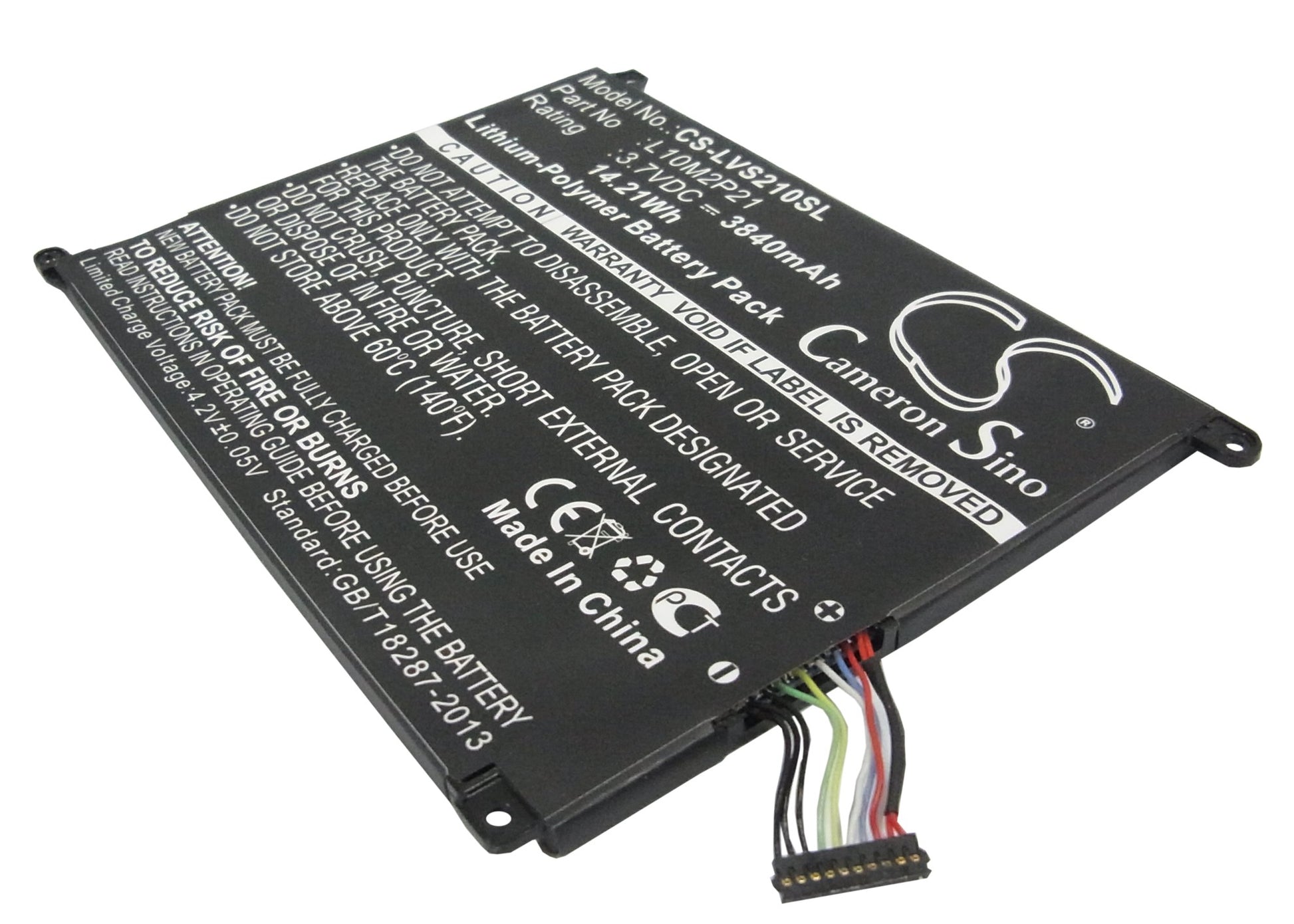 Replacement Battery for Lenovo Ideapad S2007 – Tablet – 3840mAh / 3.7V - image 1