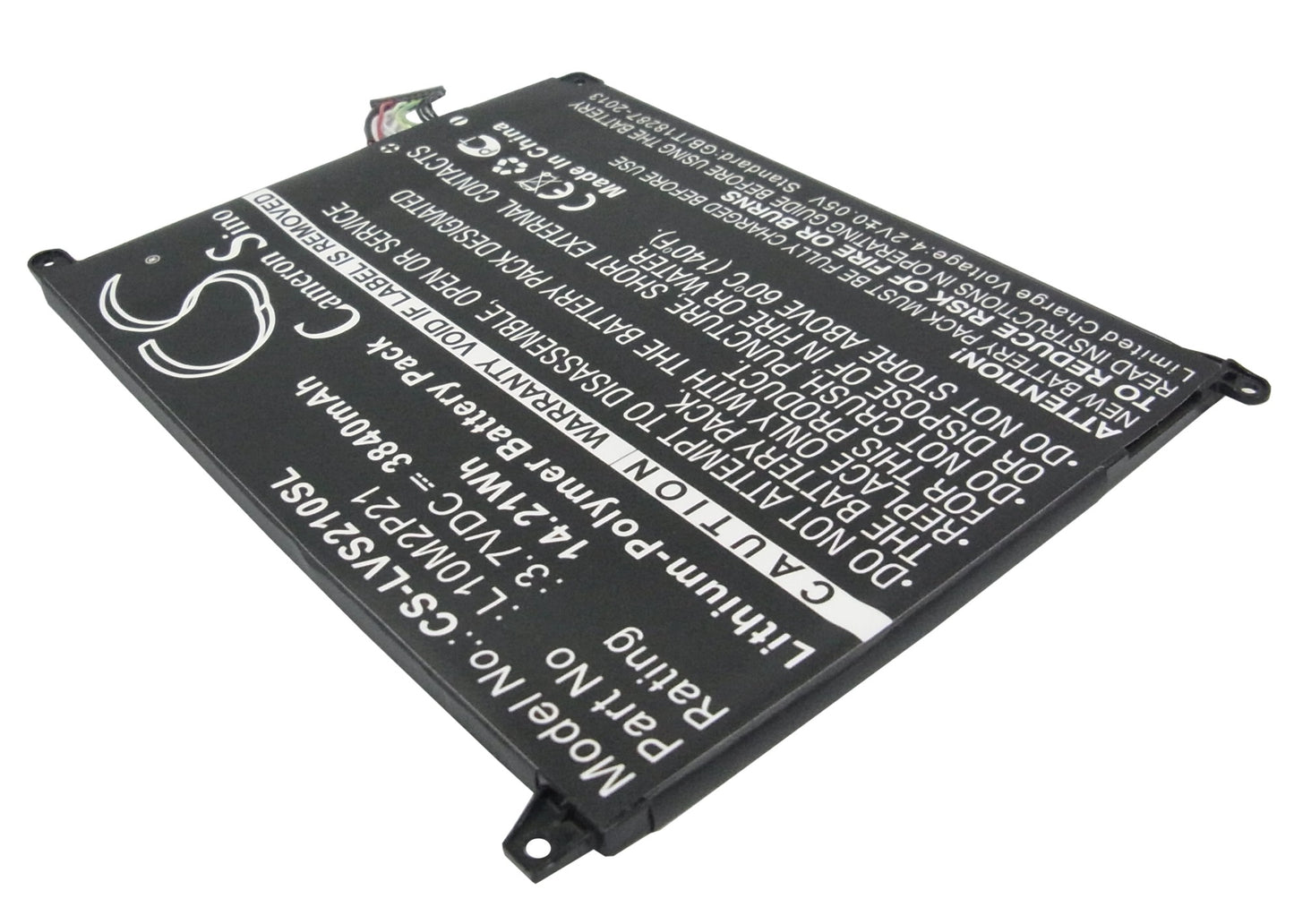 Replacement Battery for Lenovo Ideapad S2007 – Tablet – 3840mAh / 3.7V - image 2