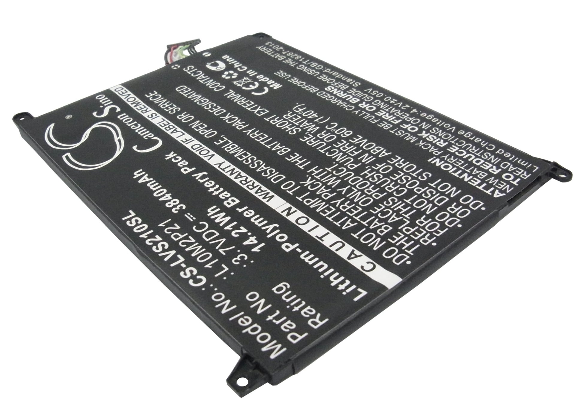 Replacement Battery for Lenovo Ideapad S2007 – Tablet – 3840mAh / 3.7V - image 2