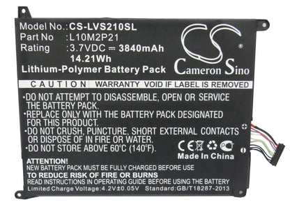 Replacement Battery for Lenovo Ideapad S2007 – Tablet – 3840mAh / 3.7V - image 5