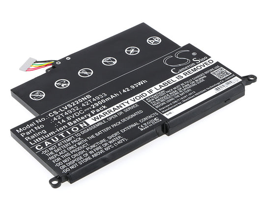 Replacement Battery for Lenovo Thinkpad Edge E220s – Notebook, Laptop – 2900mAh / 14.8V