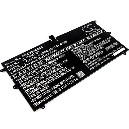 Replacement Battery for Lenovo Yoga 900S-12ISK – Notebook, Laptop – 6900mAh / 7.4V - image 1