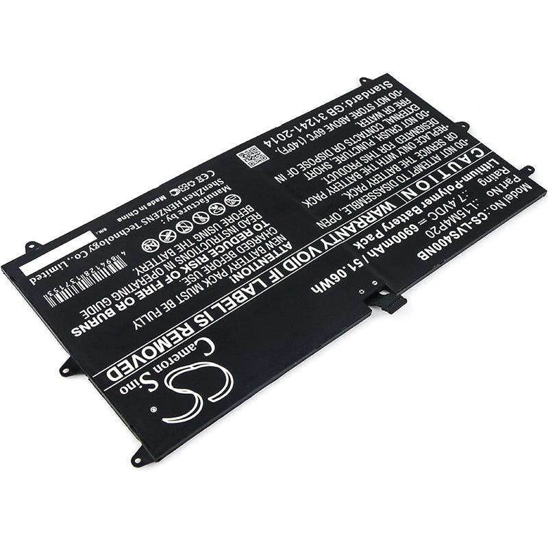 Replacement Battery for Lenovo Yoga 900S-12ISK – Notebook, Laptop – 6900mAh / 7.4V - image 2