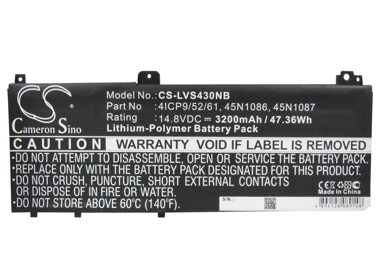 Replacement Battery for Lenovo Edge S430 – Notebook, Laptop – 3200mAh / 14.8V - image 5