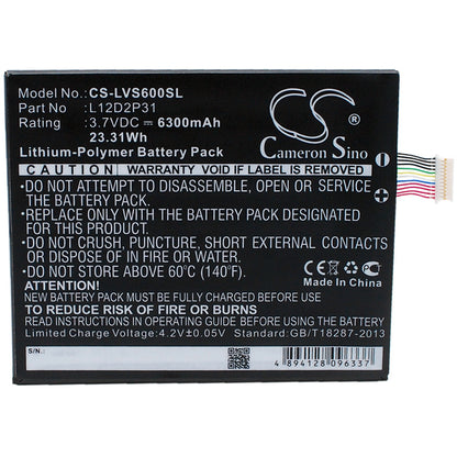 Replacement Battery for Lenovo IdeaPad S2110A – Tablet – 6300mAh / 3.7V - image 5
