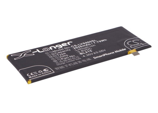 Replacement Battery for Lenovo VIBE X – Mobile, SmartPhone – 2050mAh / 3.8V
