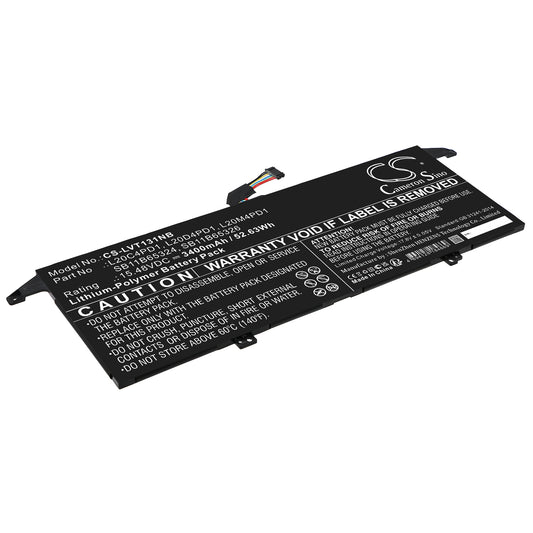 Replacement Battery for Lenovo ThinkBook 13x ITG 20WJ002LGE – Notebook, Laptop – 3400mAh / 15.48V
