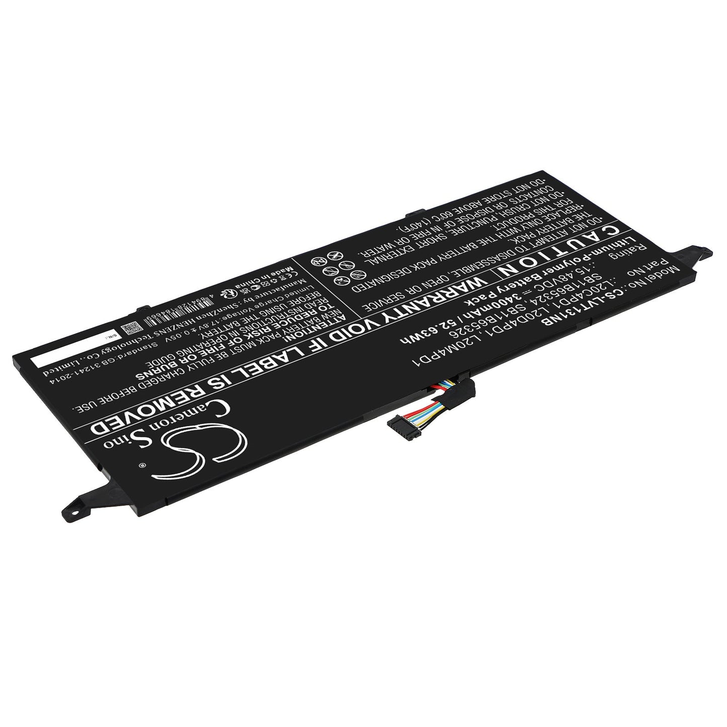 Replacement Battery for Lenovo  ThinkBook 13x ITG 20WJ0001US – Notebook, Laptop – 3400mAh / 52.63Wh / 15.48V