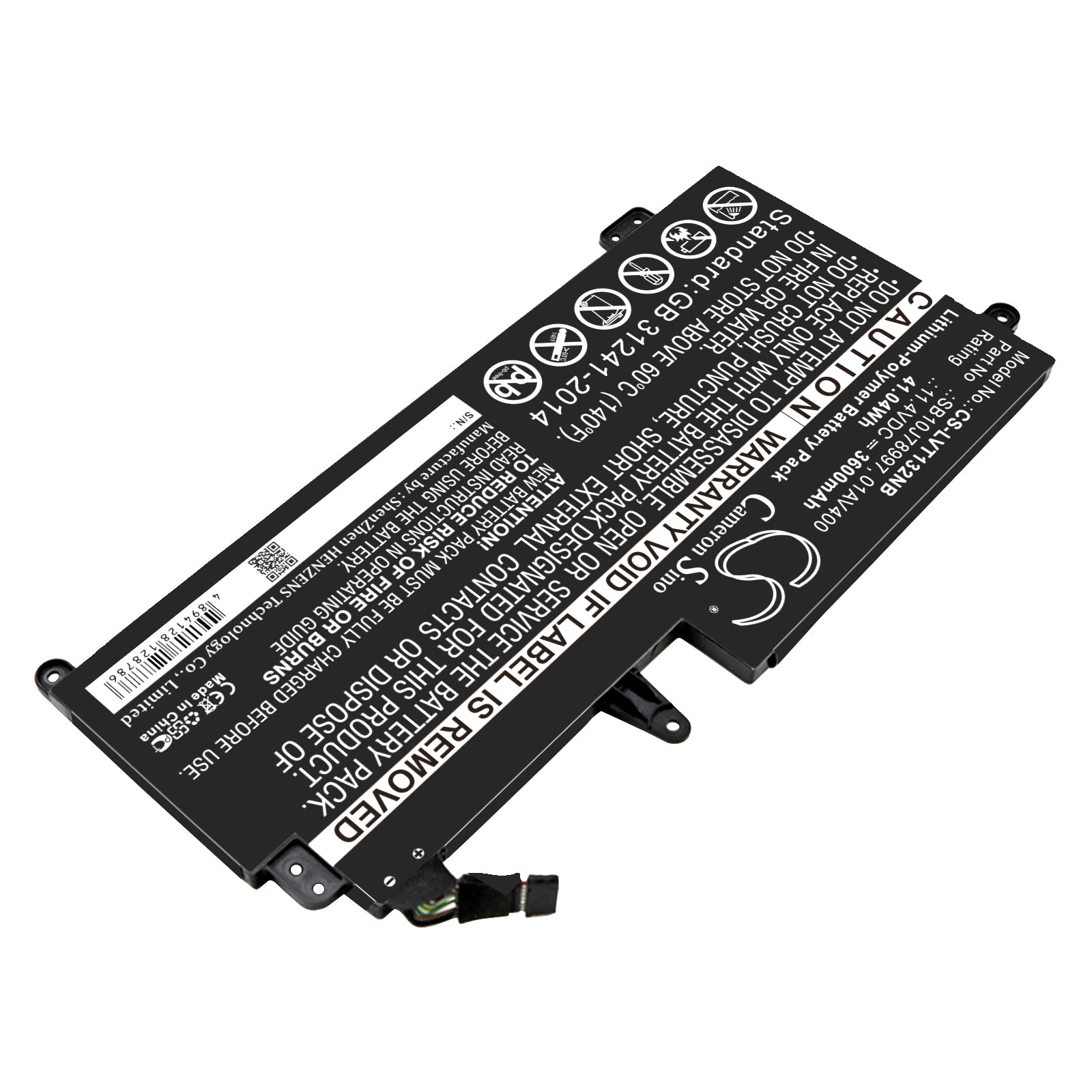 Replacement Battery for Lenovo ThinkPad 13 Chromebook – Notebook, Laptop – 3600mAh / 11.4V - image 2