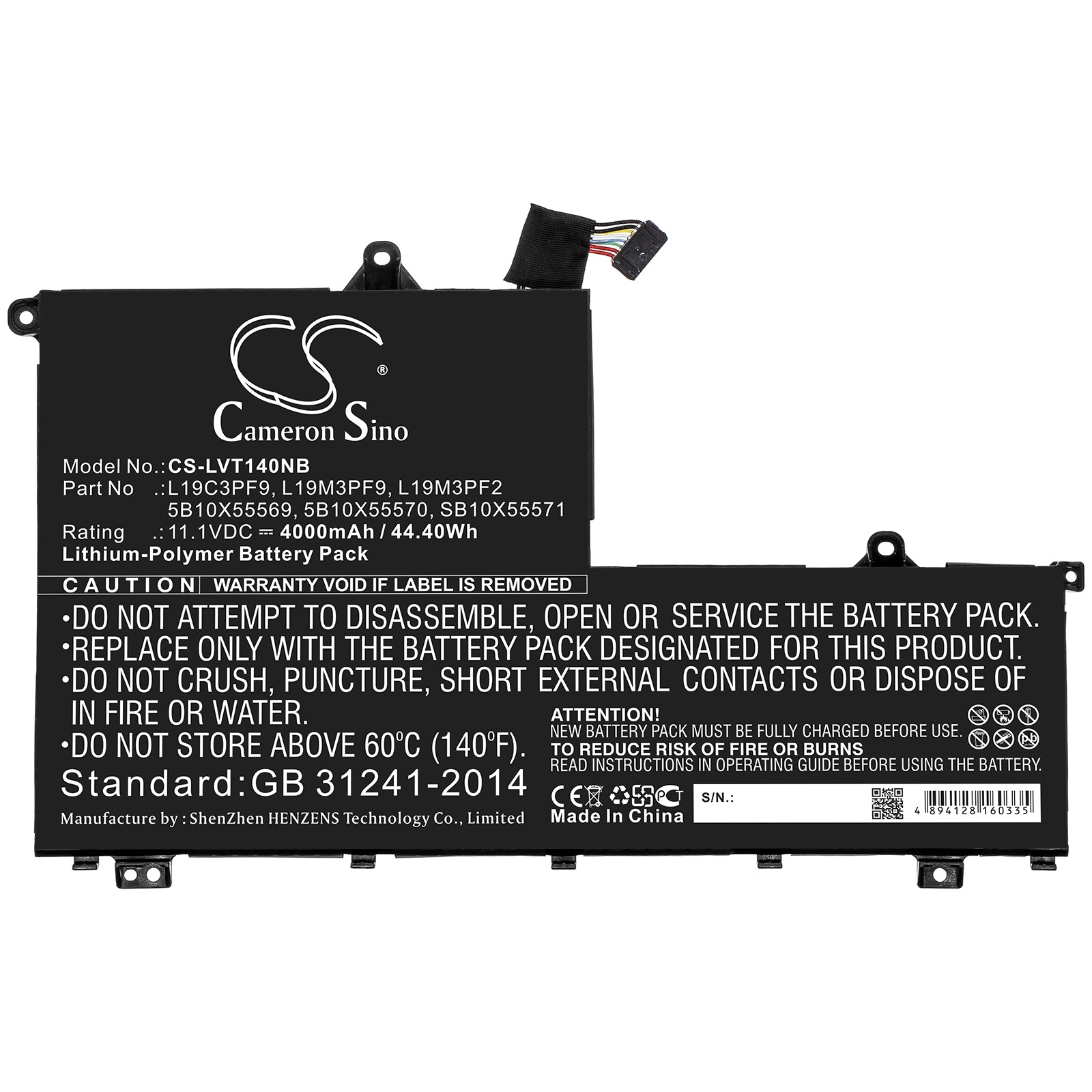 Replacement Battery for Lenovo ThinkBook 15-IML – Notebook, Laptop – 4000mAh / 11.1V - image 3