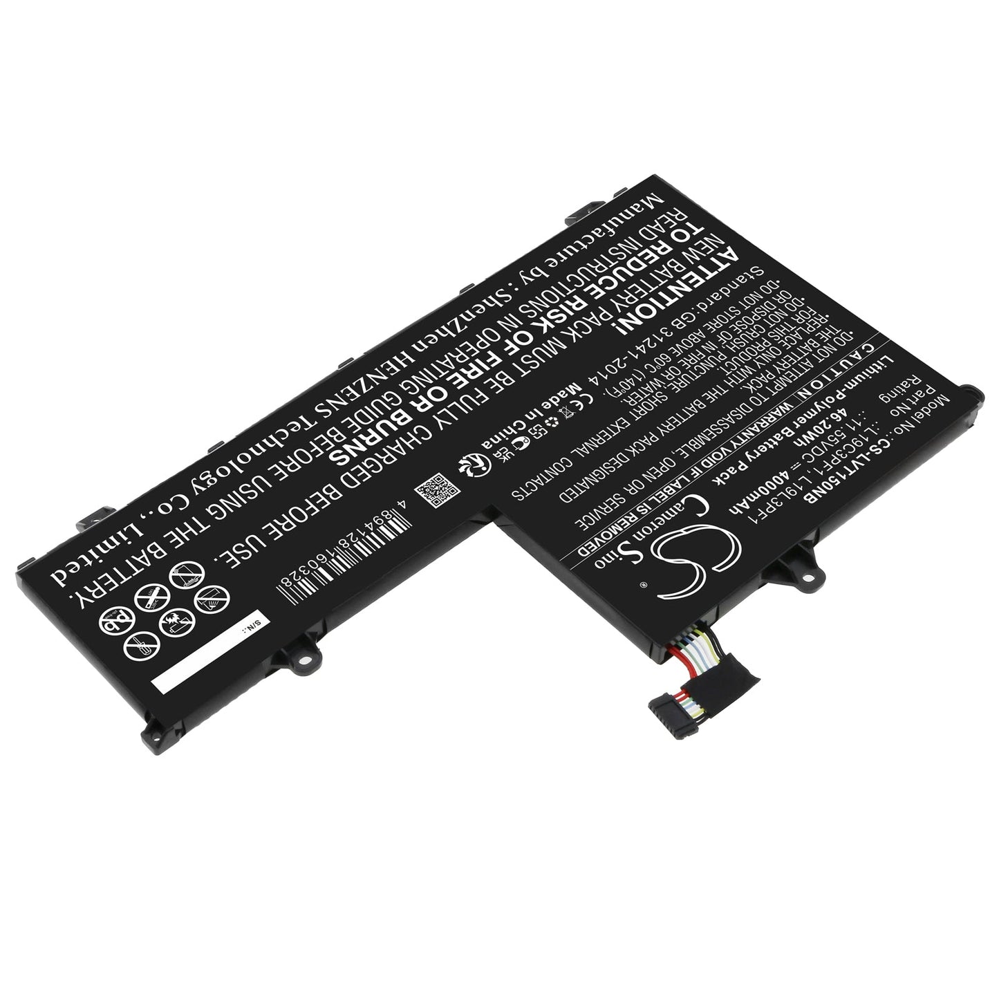 Replacement Battery for Lenovo  ThinkBook 14 – Notebook, Laptop – 4000mAh / 46.20Wh / 11.55V