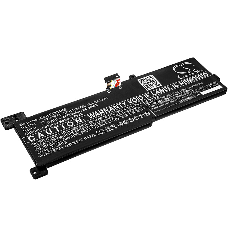 Replacement Battery for Lenovo IdeaPad 330 – Notebook, Laptop – 4600mAh / 7.5V - image 1
