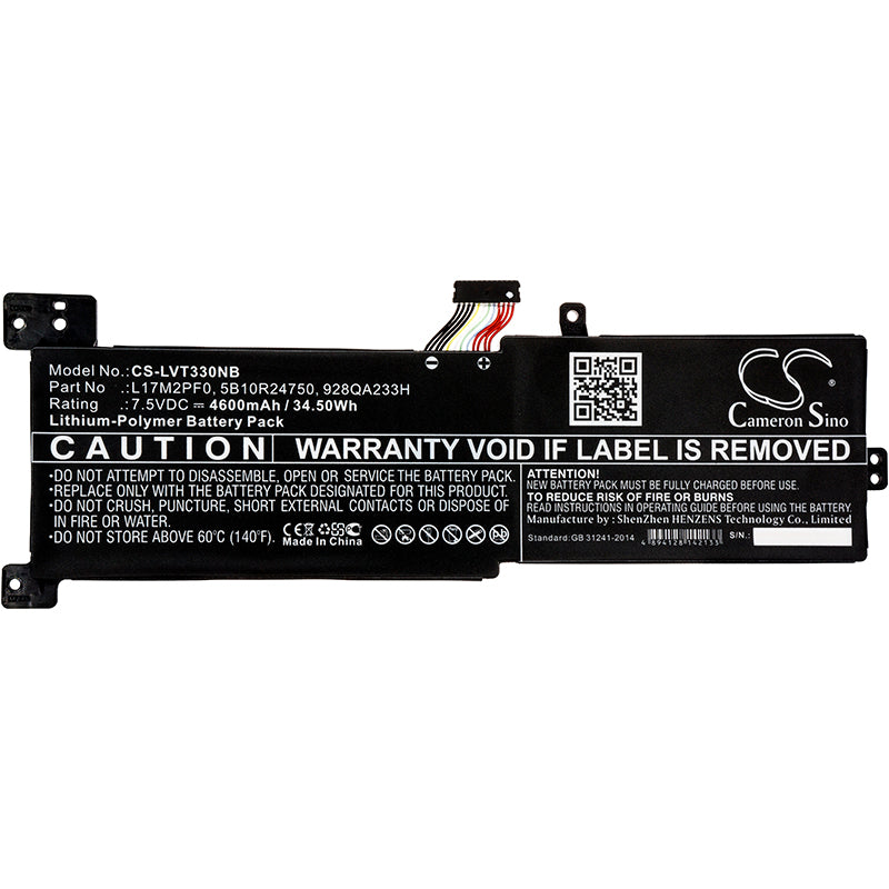 Replacement Battery for Lenovo IdeaPad 330 – Notebook, Laptop – 4600mAh / 7.5V - image 3