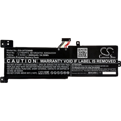 Replacement Battery for Lenovo IdeaPad 330 – Notebook, Laptop – 4600mAh / 7.5V - image 3