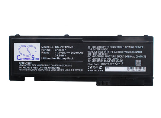 Replacement Battery for Lenovo ThinkPad T420s – Notebook, Laptop – 3600mAh / 11.1V