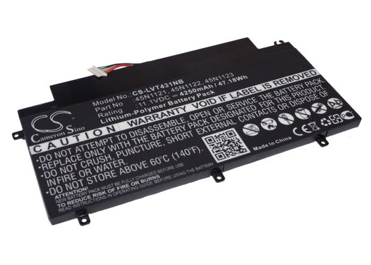 Replacement Battery for Lenovo ThinkPad T431s – Notebook, Laptop – 4250mAh / 11.1V