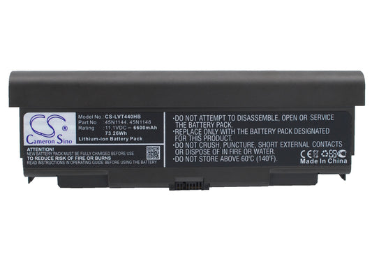 Replacement Battery for Lenovo ThinkPad T440P – Notebook, Laptop – 6600mAh / 11.1V