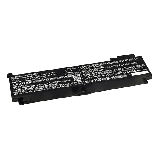 Replacement Battery for Lenovo ThinkPad T470s – Notebook, Laptop – 2000mAh / 11.4V - image 1