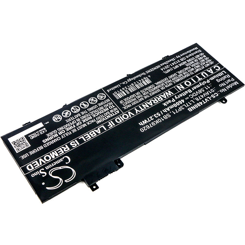 Replacement Battery for Lenovo ThinkPad T480s – Notebook, Laptop – 4600mAh / 11.58V - image 2