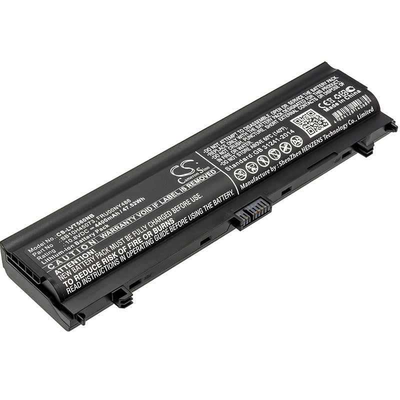 Replacement Battery for Lenovo Thinkpad L560 – Notebook, Laptop – 4400mAh / 10.8V - image 1
