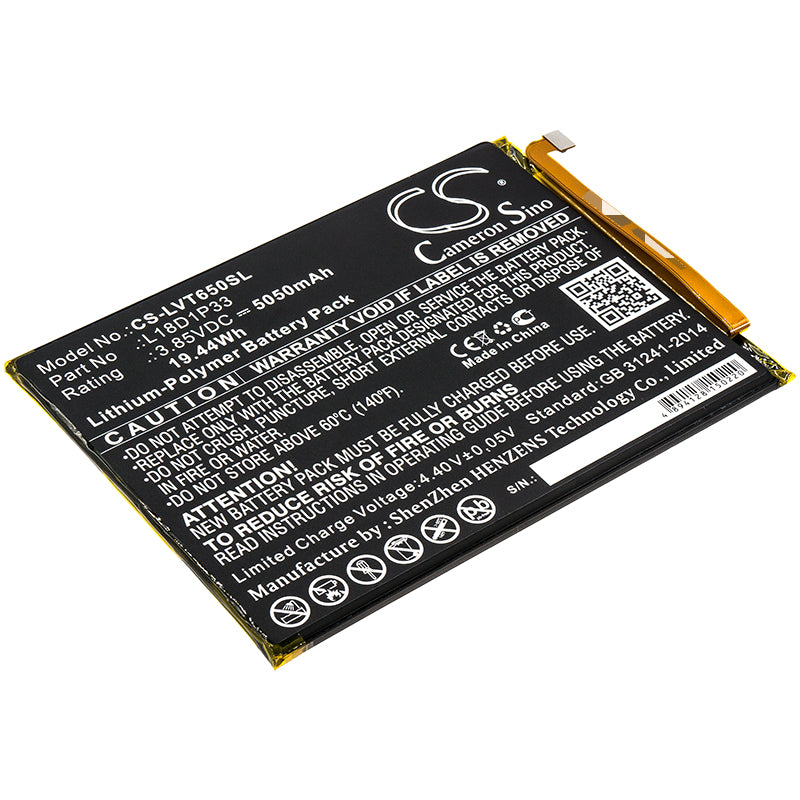 Replacement Battery for Lenovo Tab V7 – Tablet – 5050mAh / 3.85V - image 1
