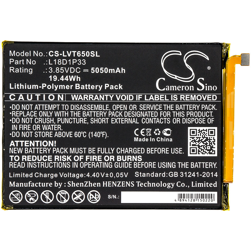 Replacement Battery for Lenovo Tab V7 – Tablet – 5050mAh / 3.85V - image 3