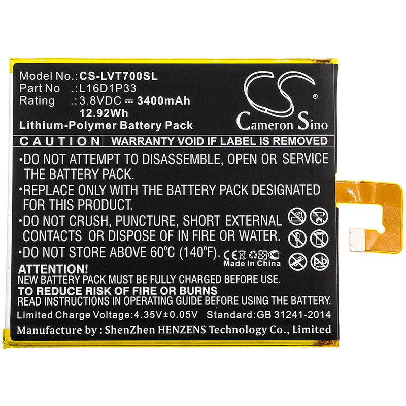 Replacement Battery for Lenovo Tab 7 – Tablet – 3400mAh / 3.8V - image 3