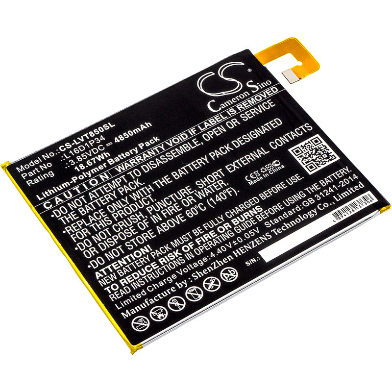 Replacement Battery for Lenovo Tab 4 – Tablet – 4850mAh / 3.85V - image 1