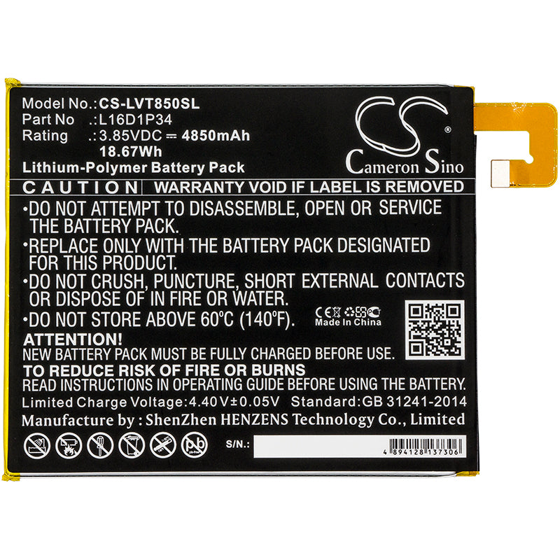 Replacement Battery for Lenovo Tab 4 – Tablet – 4850mAh / 3.85V - image 3