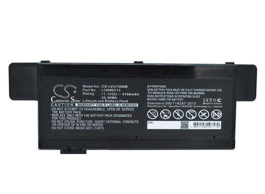 Replacement Battery for Lenovo IdeaPad U150 – Notebook, Laptop – 5100mAh / 11.1V - image 1