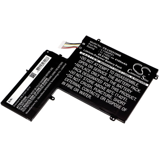 Replacement Battery for Lenovo IdeaPad U310 – Notebook, Laptop – 4100mAh / 11.1V - image 1