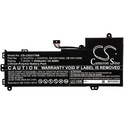 Replacement Battery for Lenovo E31-80-IFI – Notebook, Laptop – 4550mAh / 7.6V - image 3