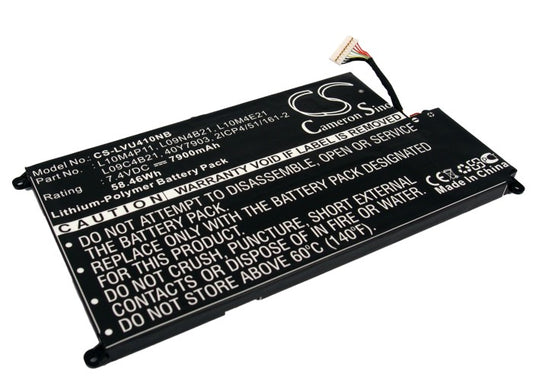 Replacement Battery for Lenovo IdeaPad U410 – Notebook, Laptop – 7900mAh / 7.4V