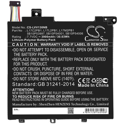 Replacement Battery for Lenovo V330-14IKB – Notebook, Laptop – 3900mAh / 7.7V - image 3