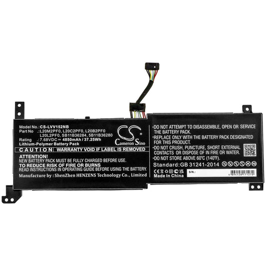Replacement Battery for Lenovo IdeaPad 3 14ALC6 – Notebook, Laptop – 4850mAh / 7.68V - image 3