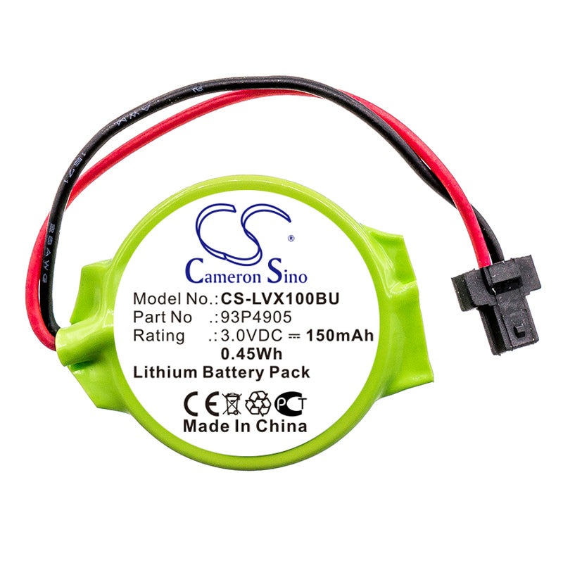 Replacement Battery for Lenovo Thinkpad X100E – CMOS BackUp – 150mAh / 3V