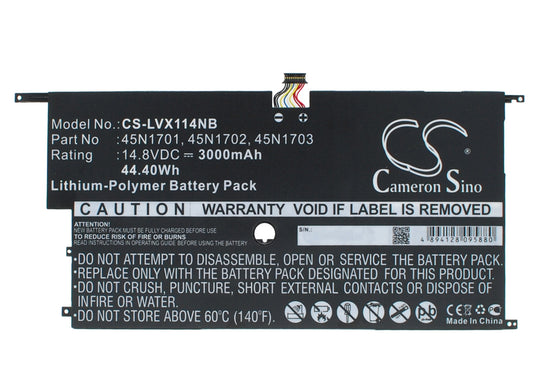 Replacement Battery for Lenovo ThinkPad X1 Carbon 14 – Notebook, Laptop – 3000mAh / 14.8V