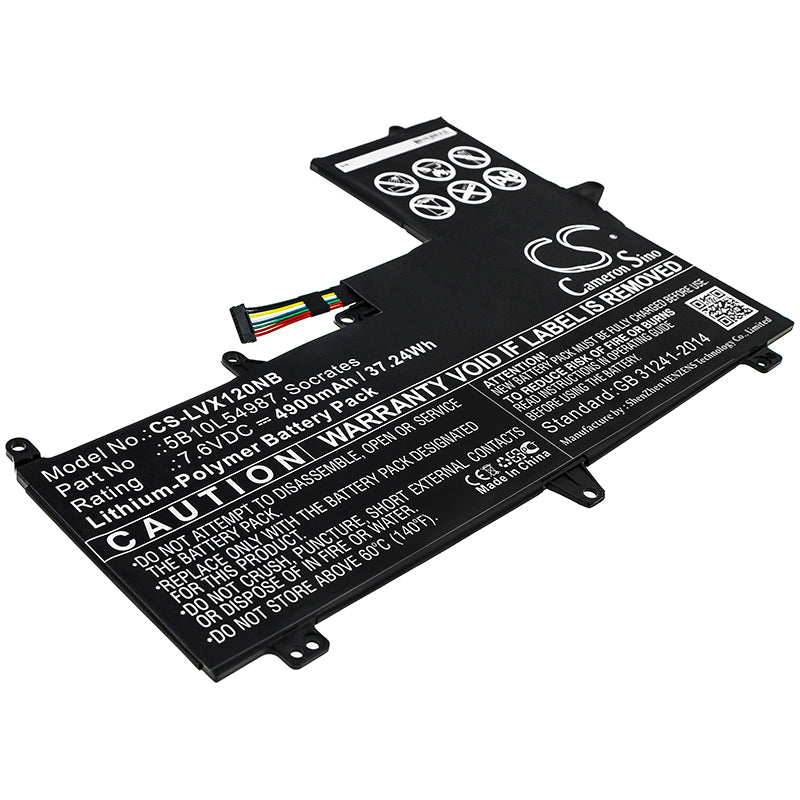 Replacement Battery for Lenovo Xiaoxin Air 12 WiFi – Notebook, Laptop – 4900mAh / 7.6V - image 1